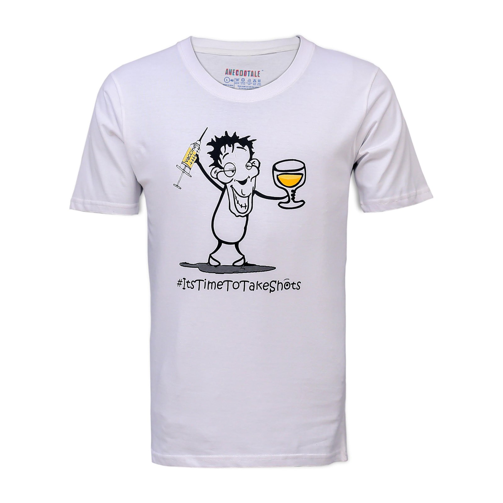 Take Shots Half Sleeves Tee